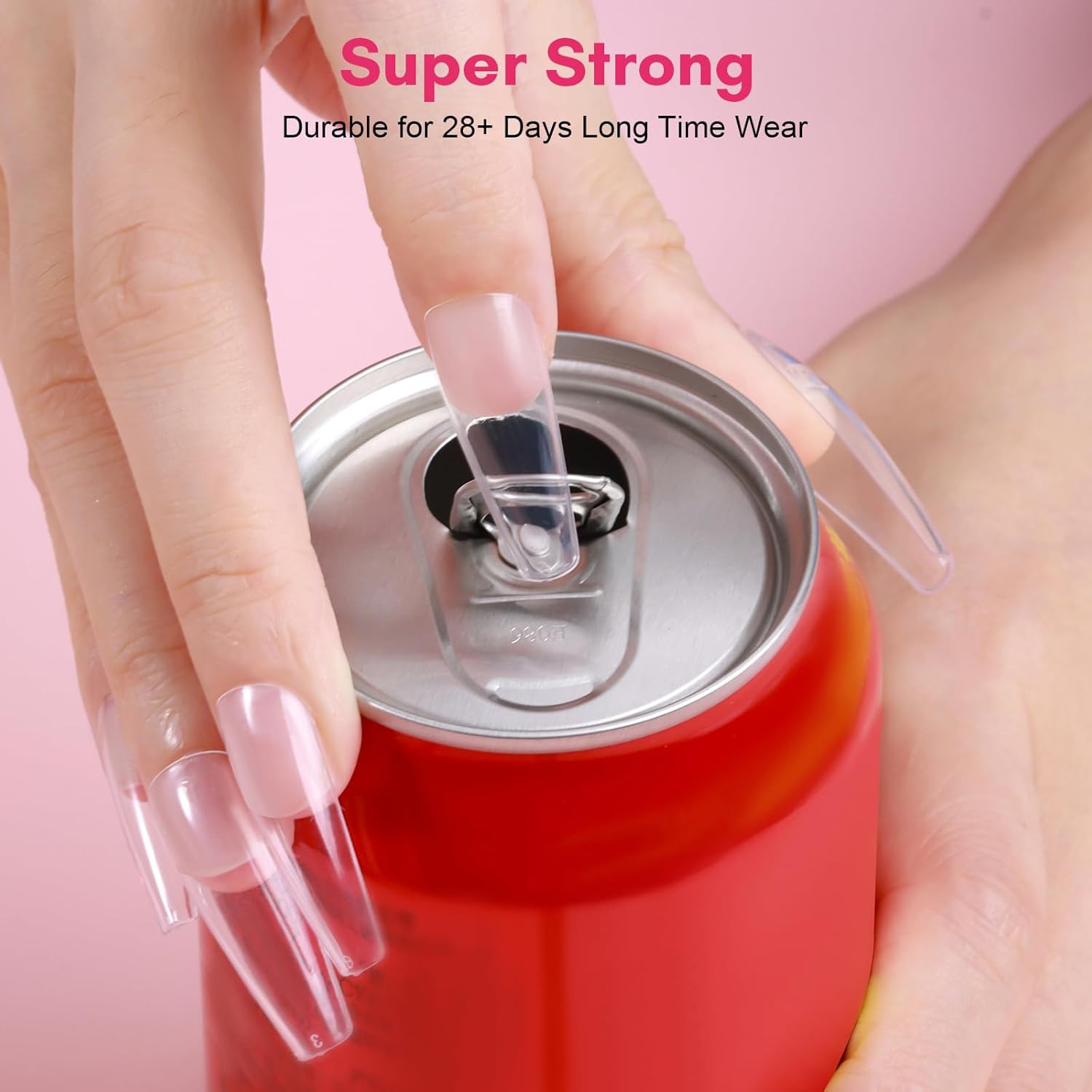 Super Strong Brush on Nail Glue for Press Ons: Acrylic Nail Tips-Fake Nails-Salo