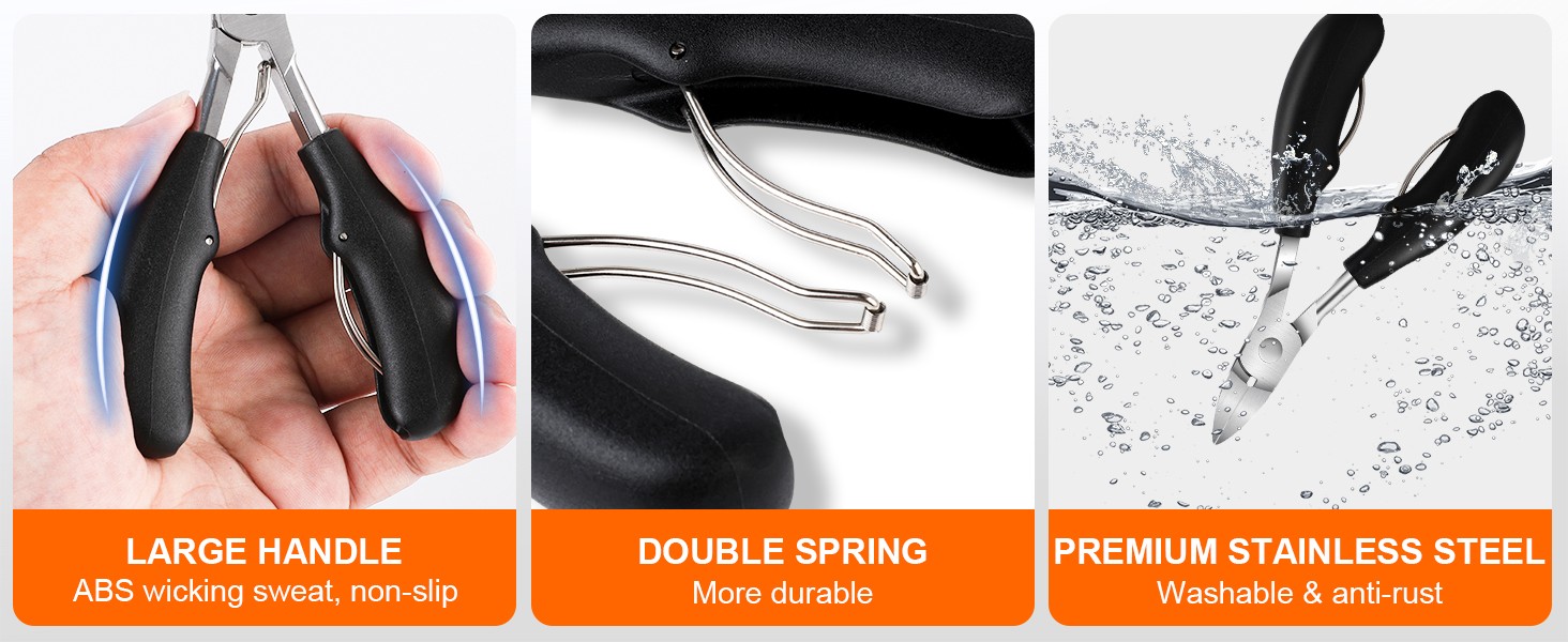 Toe Nail Clippers for Men, Toenail Clippers for Thi Nails for Seniors,