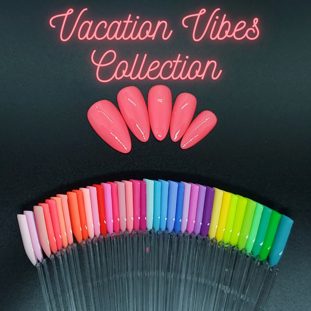 #405 Neon Pink Press On Nails | Handmade | Hard Gel Glue On Nails