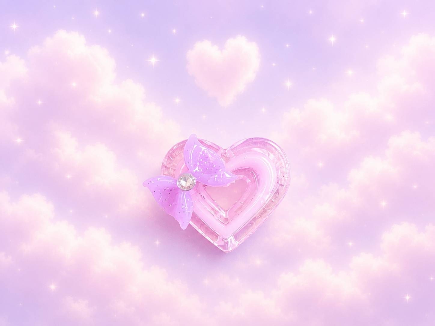Japanese Handmade Kawaii Heart 3D Resin Nail Charms for Nail Art