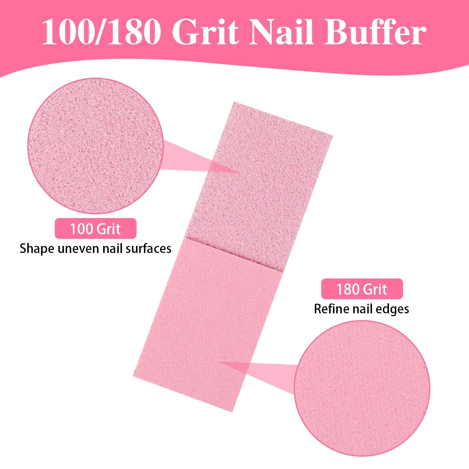 60 Pack Nail Buffers, Mini Buffer Block Nail File, Nail Buffer Block, Nail Fi…