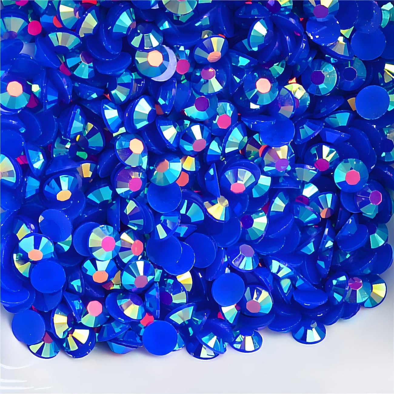 Flatback Rhinestones round Gems for Nails Art and Crafts 4000Pcs SS6 2Mm AB Crys