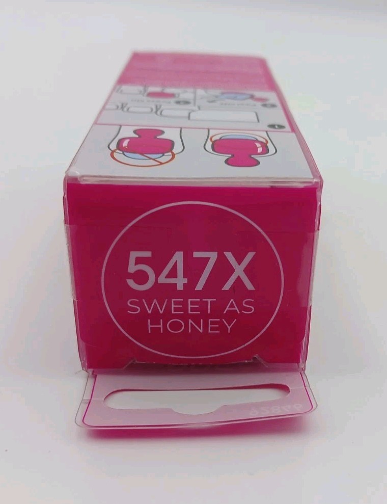 ImPress Womens Sweet As Honey Pink Press On No Glue Pedicure Toenails