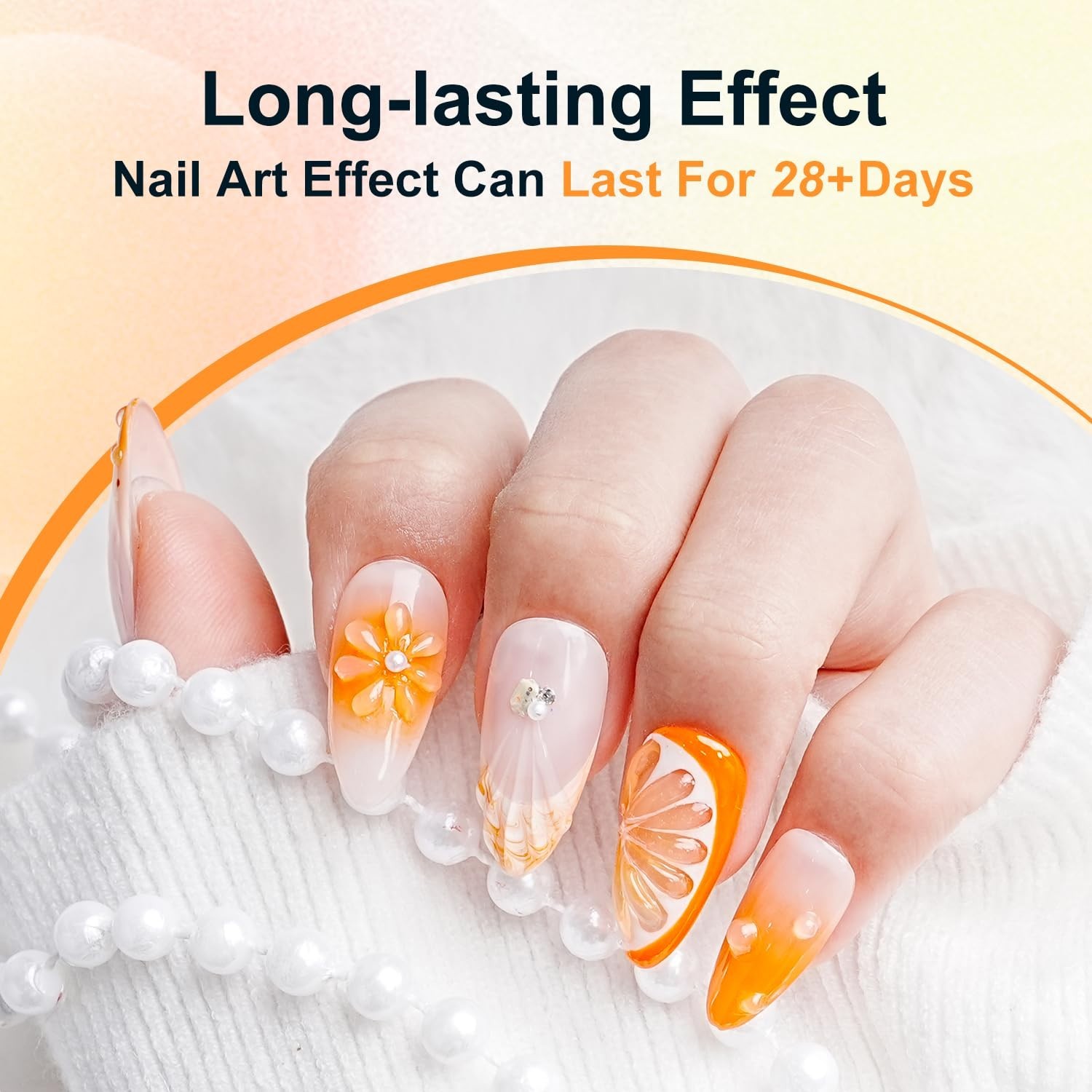 15g Crystal Clear No Wipe Gel for Effortless 3D Nail Designs & Texture Molding