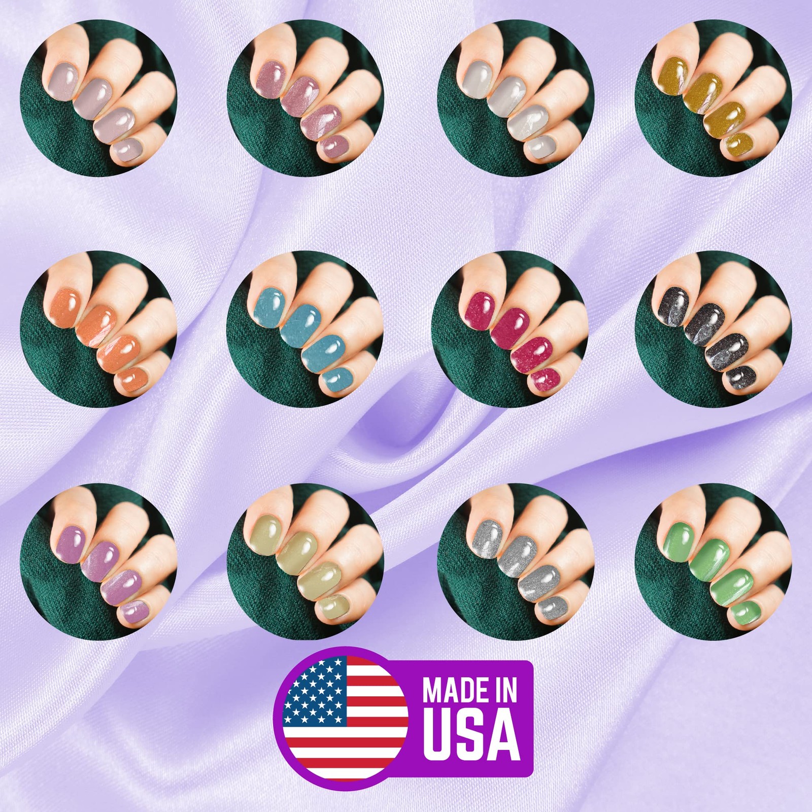 12 Colors Mia Secret Acrylic Pearl Collection Professional Acrylic Nail System