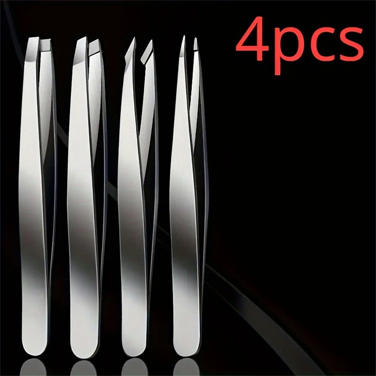 1/4pcs Set Professional Eyebrow Hair Removal Splinter Tweezers Set Perfect For V