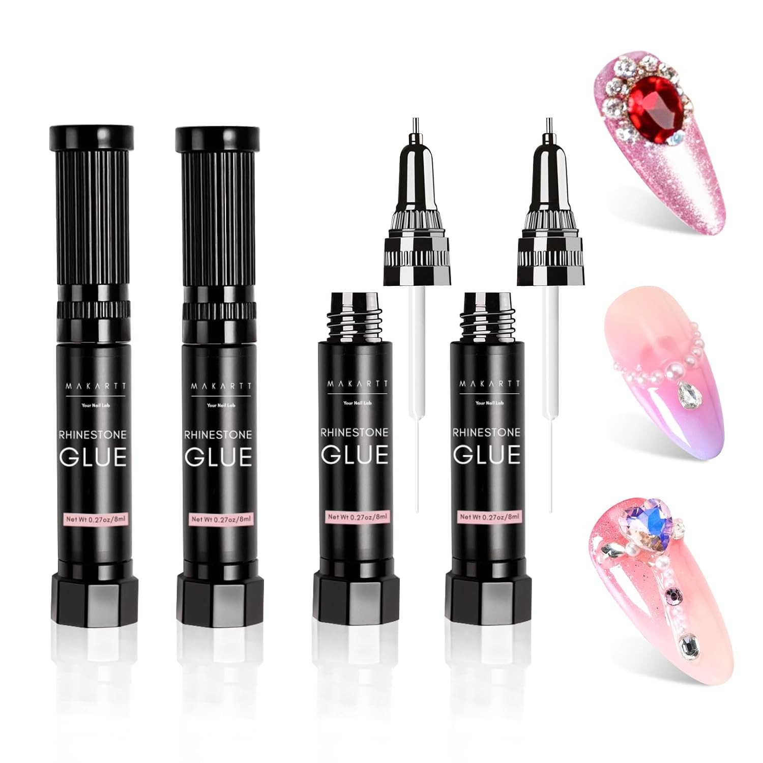 3D Gel Nail Art for Sculpting: 3-In-1 Multi-Functional 15G Clear 3D Nail Gel for