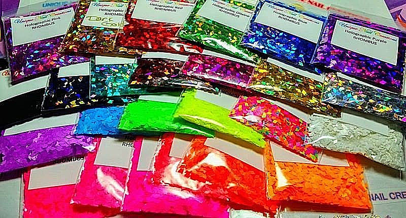 2MM RHOMBUS Shape~U Choose~Nail Art•Acrylic•Gel•Body Art•Festival•Crafts⭐