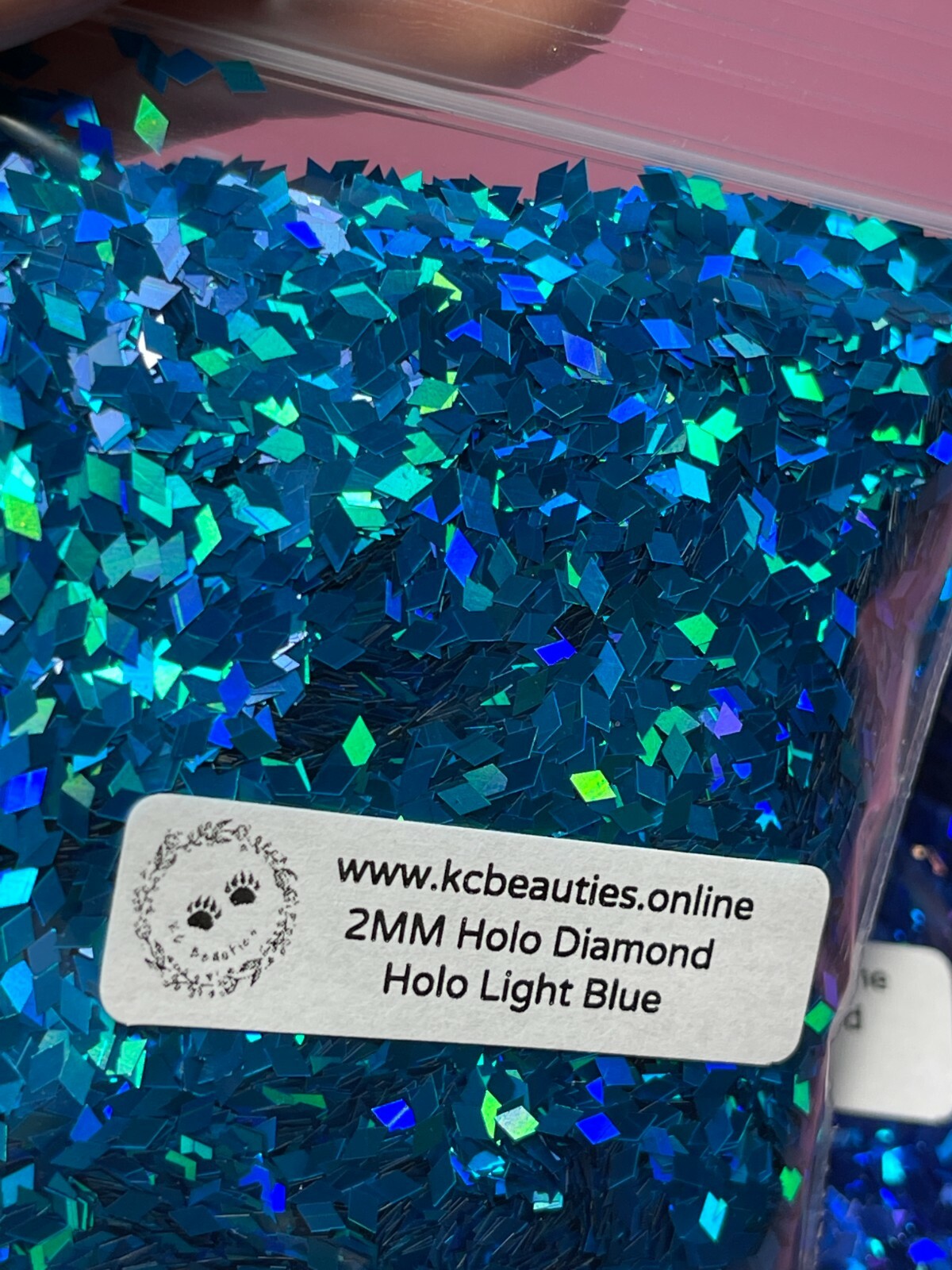 Solvent Resistant Holo Diamond shape 2mm Glitter Bulk Buy 3 get 1 Free Oz