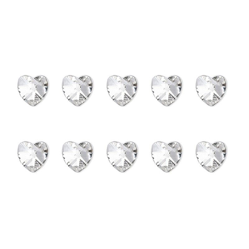 10x Irregular Shape Rhinestones Clear Crystal