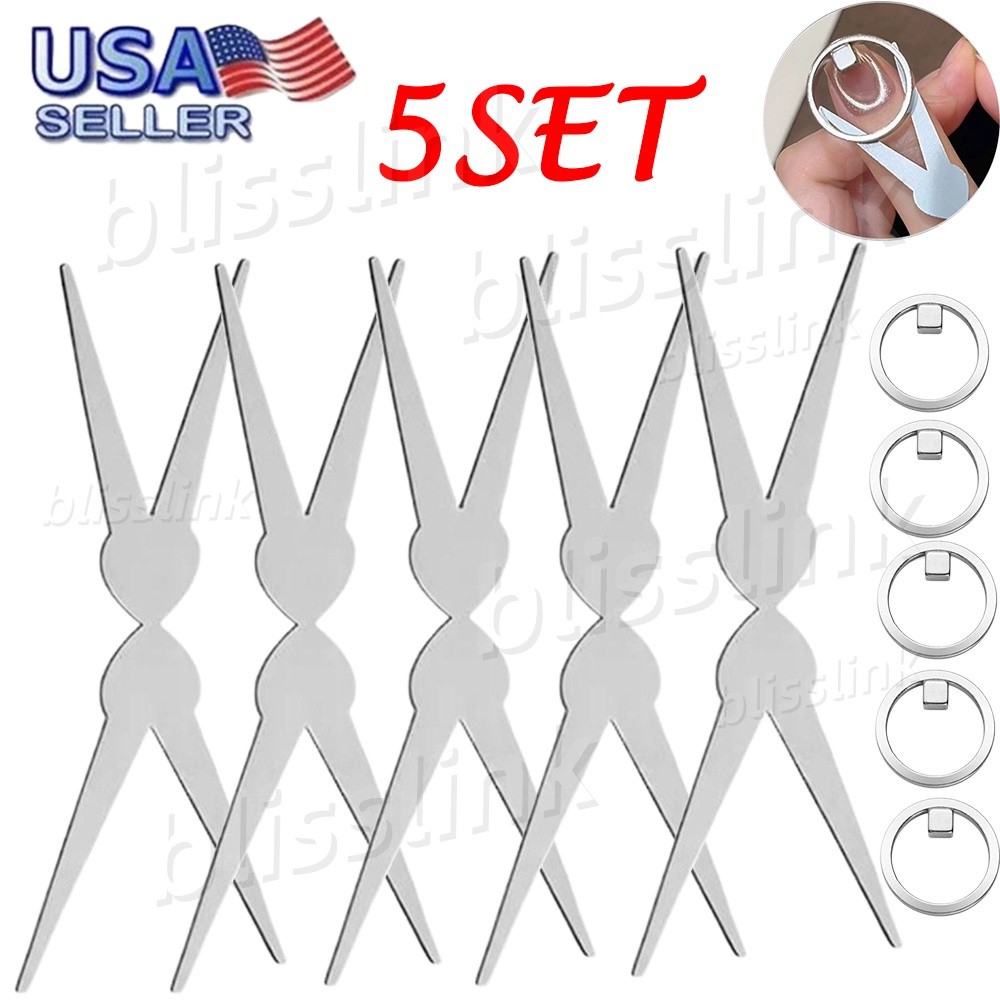 5x New Ring-Shaped Cat-Eye Magnet,Professional Nail Art,For 3d Cat Eye Effect