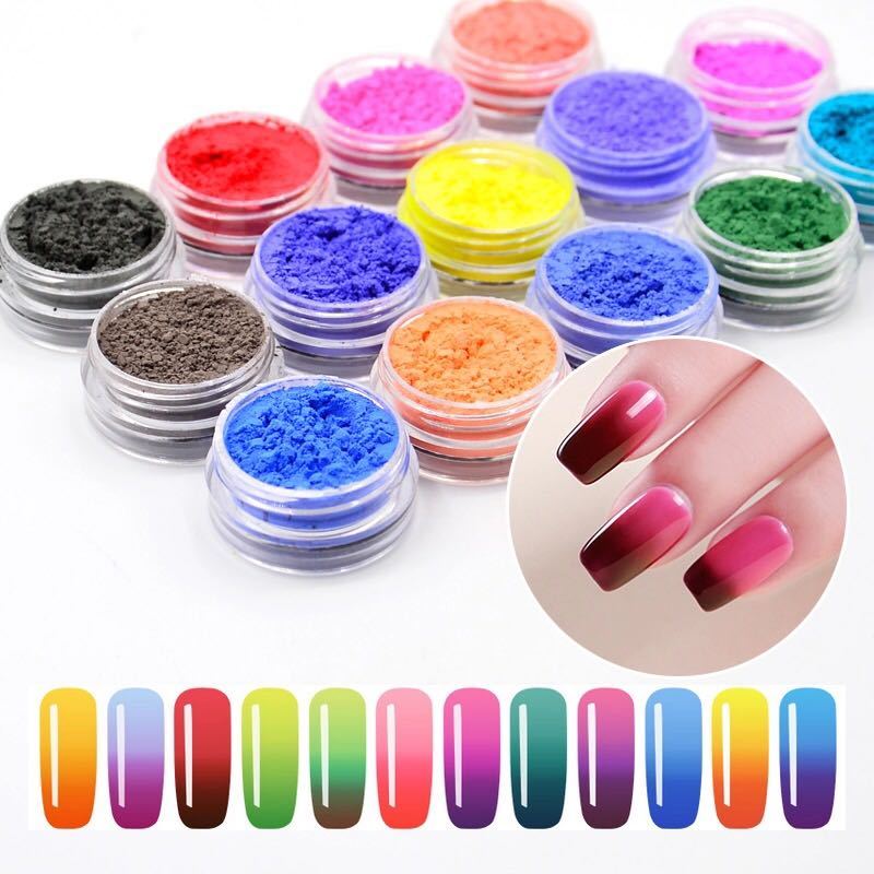 Thermochromic Pigment Thermal Colours Change Temperature Nails Powder 31 degree