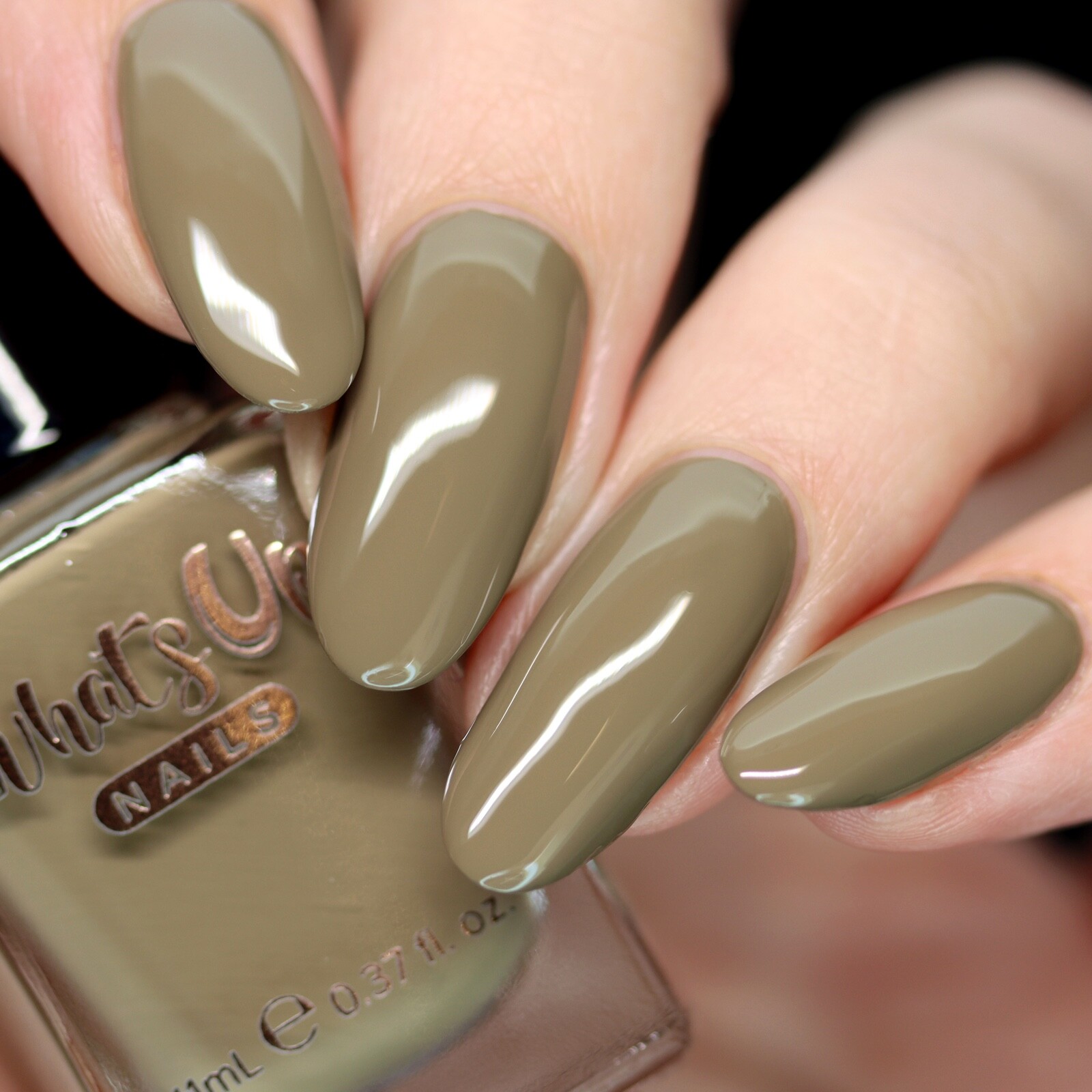 Clay Nail Polish (Khaki Brown Creme) Nail Polish for Nail Art