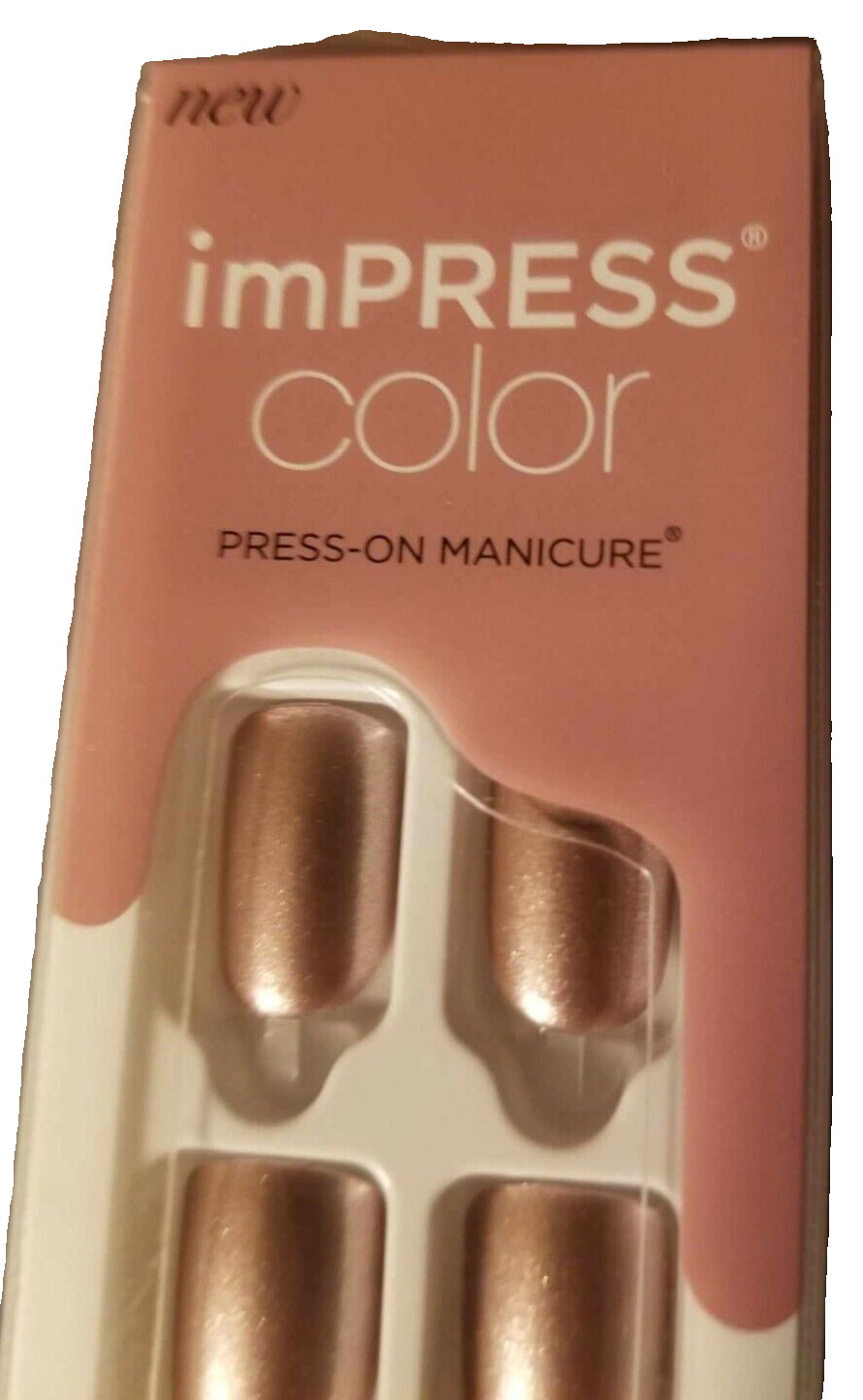 Kiss Impress Press On Manicure Paralized Pink Short Length Nails 30/ pk x 3 Pks