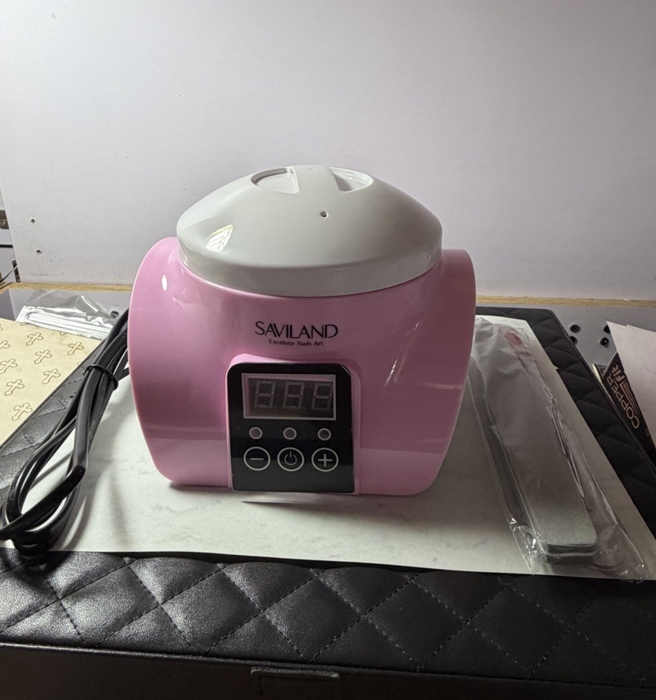 SAVILAND Nail Polish Remover Electric Steam Machine Pink