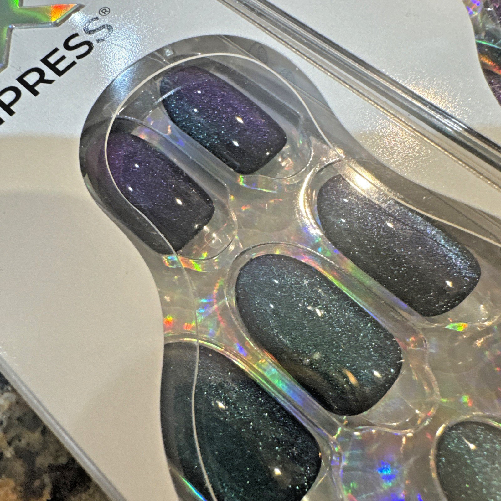 Lot Of 3 Kiss Impress Color FX Press On Nails Medium oval 11679 Free Mind NEW