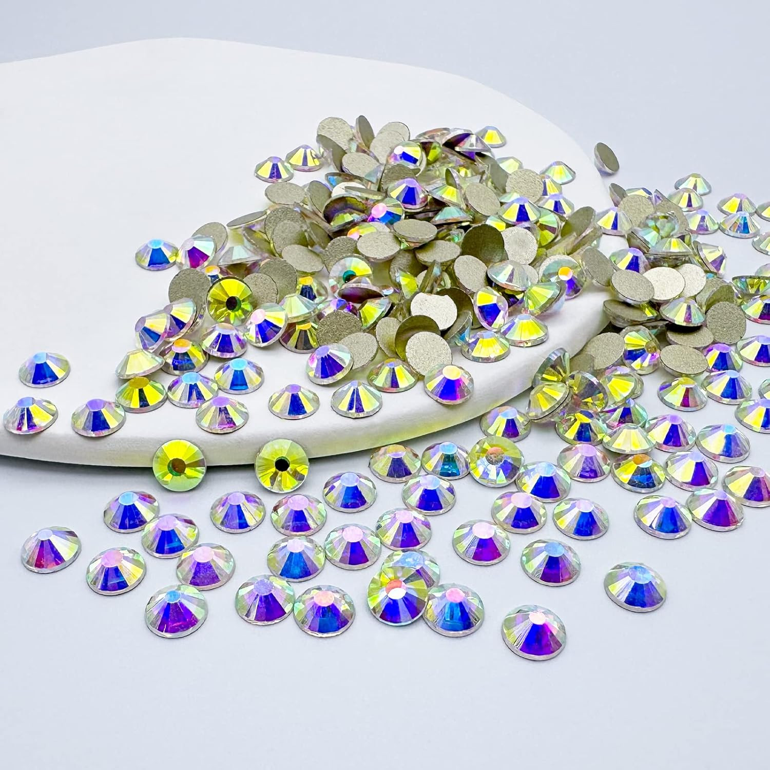 4320Pcs SS20 Flatback Rhinestones for Crafts Bulk-Glass Crystals AB Craft Gems J
