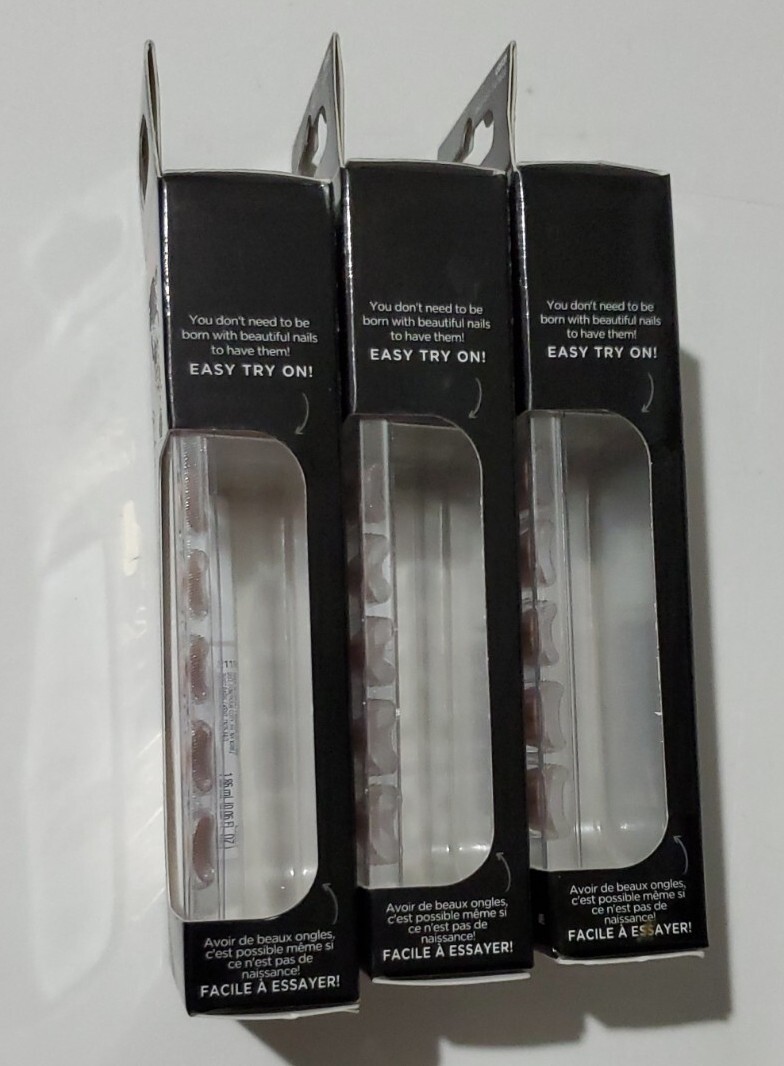 3Pk Sally Hansen Salon Effect Perfect Manicure Coffin Nails Meet Me In The Metal