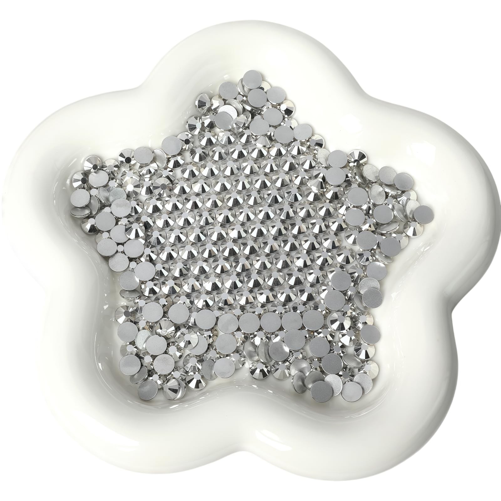 Diamonland Flatback Glass Crystal Rhinestones Rounds Gems for Bedazzling Nail…