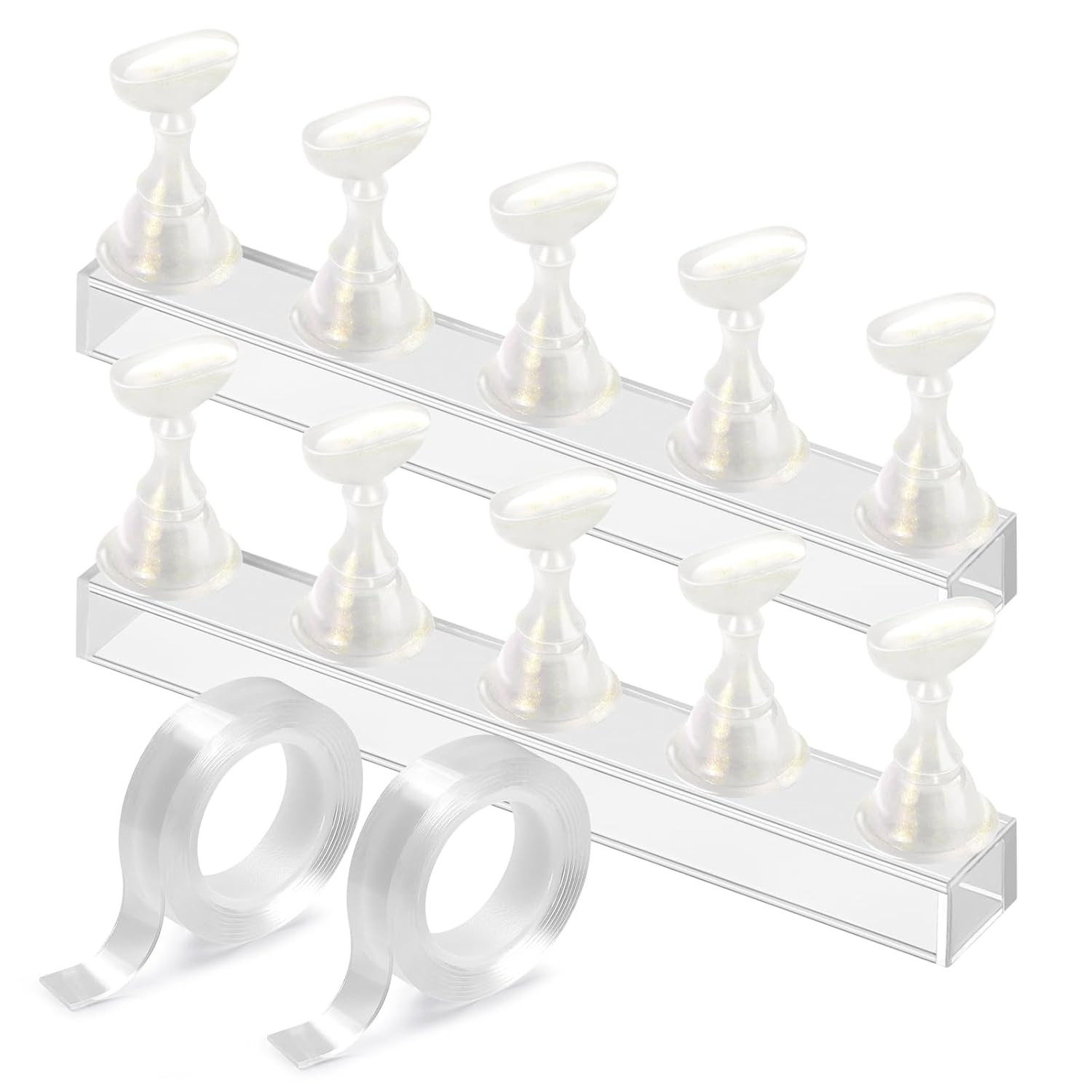 Nail Stand Acrylic Nail Art Display Stand Practice Nail Holder for Painting Nail