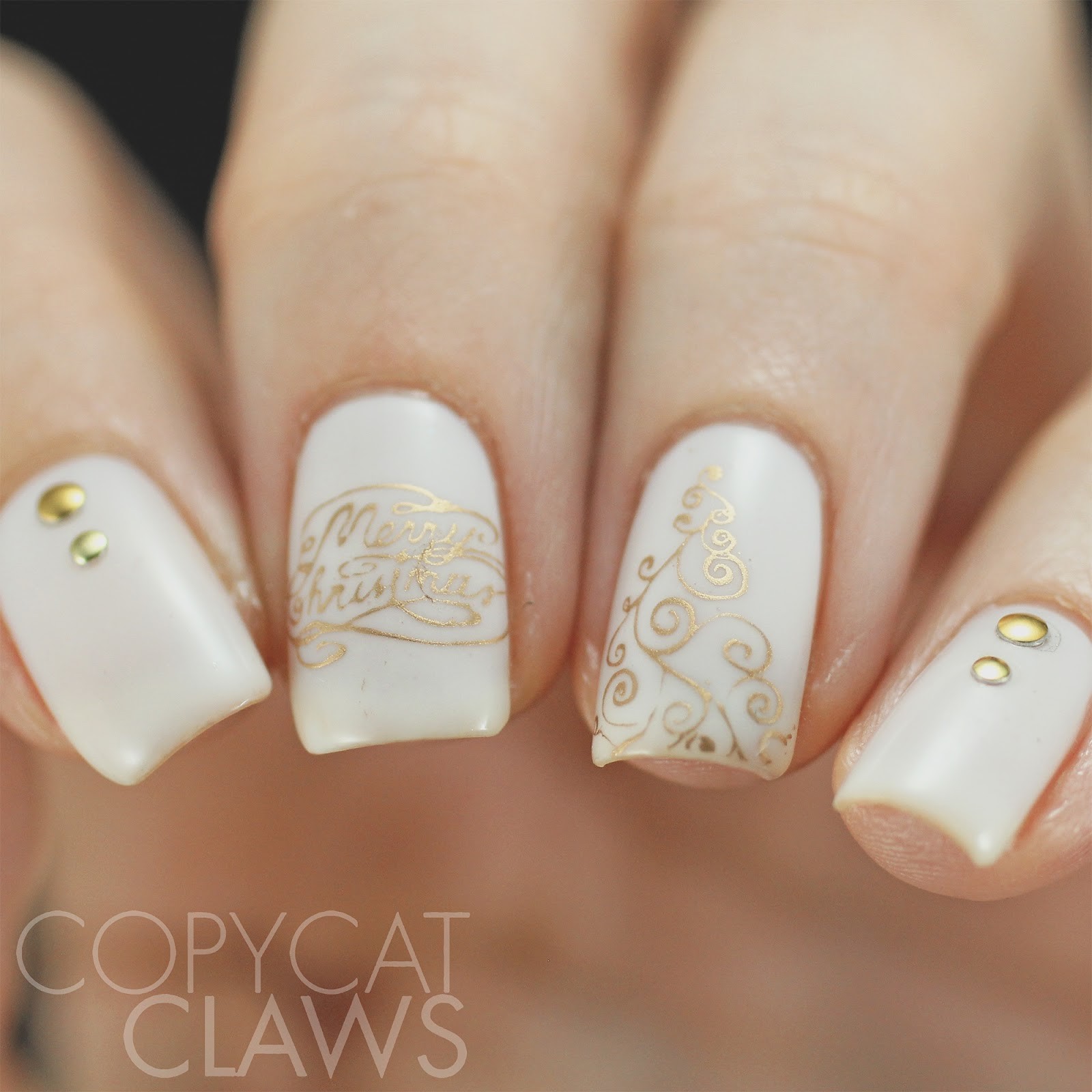 Winstonia Nail Art Stamping Image Plate Disc JINGLE ALL THE WAY Christmas Winter