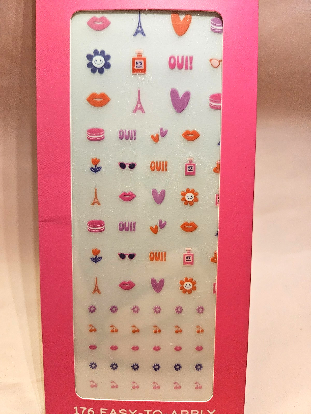 Studio Oh French Adventure Nail Stickers Set of 2 – 176 stickers per pack