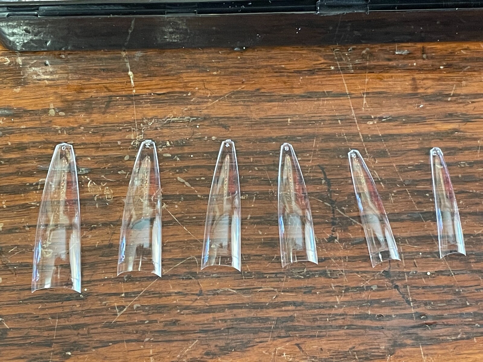 7 Boxes of Wellquinn Clear Coffin C Curve False Nails (X003XRUVYD)
