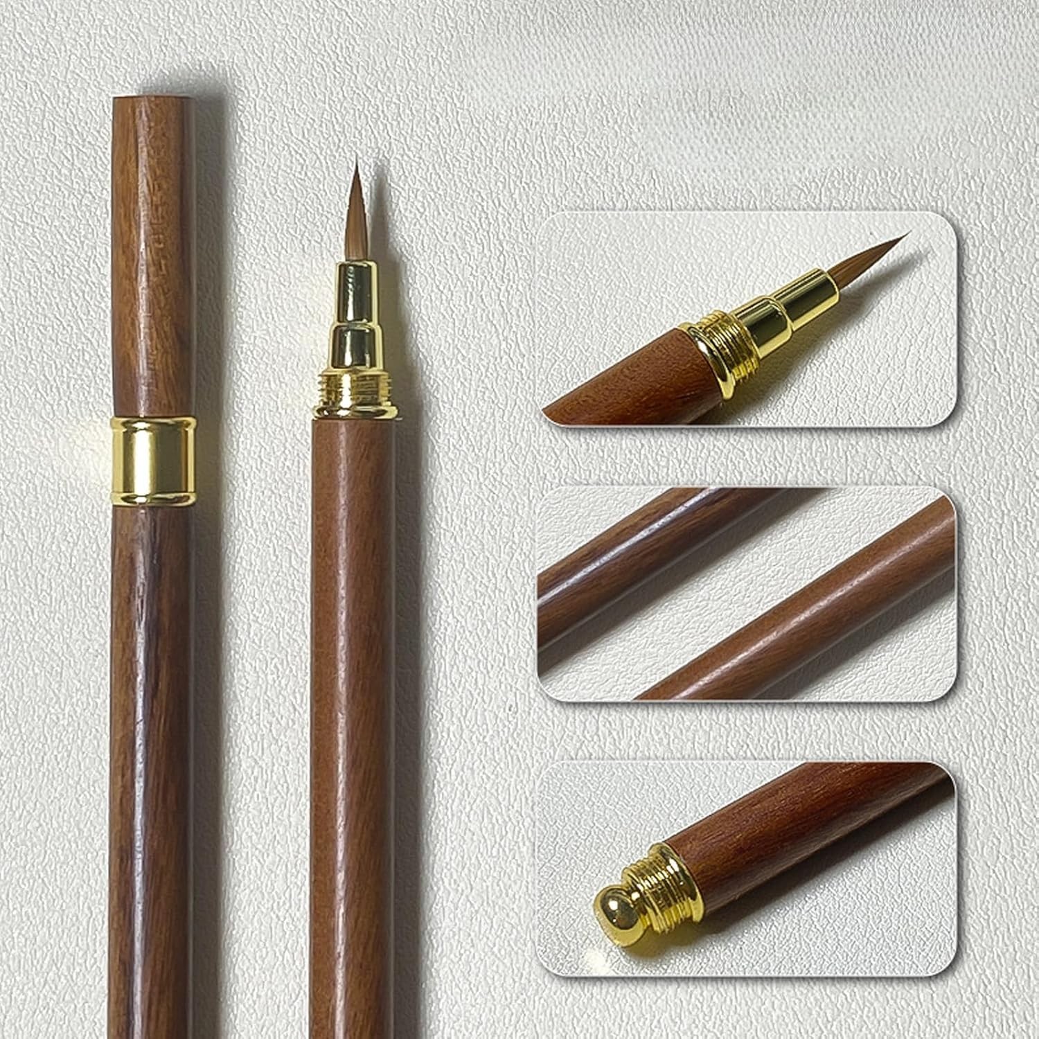Kolinsky Nail Art Brush Acrylic 3D Carving Drawing Painting Pen Tool