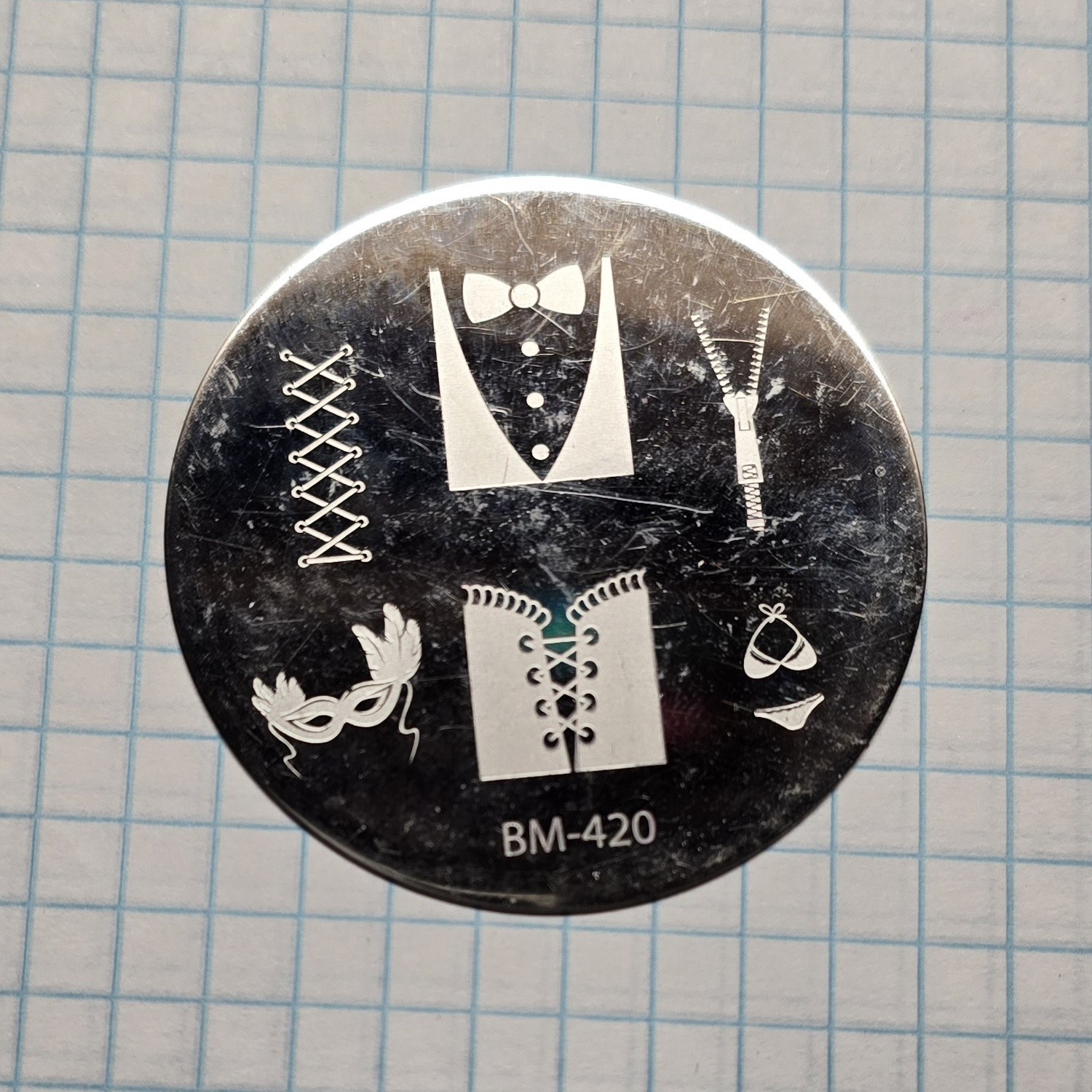 Bundle Monster Maniology Nail Stamp Round Plates Destash Lot 400 Series