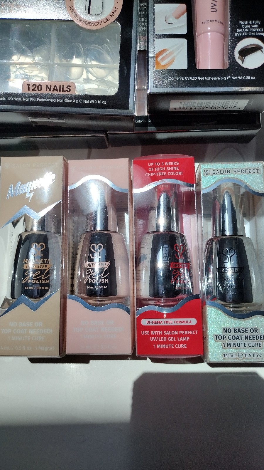 Salon Perfect Nail Gel X-tensions And Gel Polish Kit NEW & Sealed Large Kit
