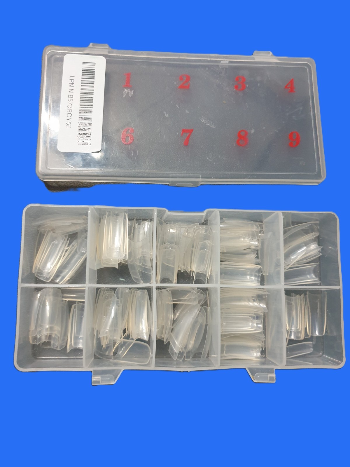 Natural Square Soft Gel Nail Extensions Clear Easy to Apply for Women & Girls