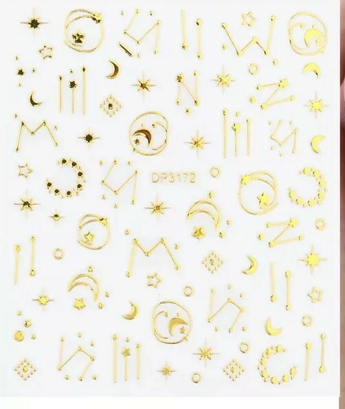 Galaxy Nail Art Stickers