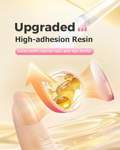 Super Strong Brush On Nail Glue,【Advanced Resin Formula with Deep Micro