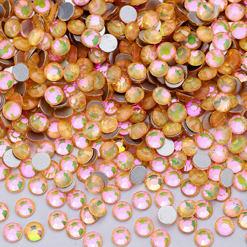 1440pcs Phantom opal Flat Back Rhinestone Glass Diamond DIY Crafts Nail Art Gems