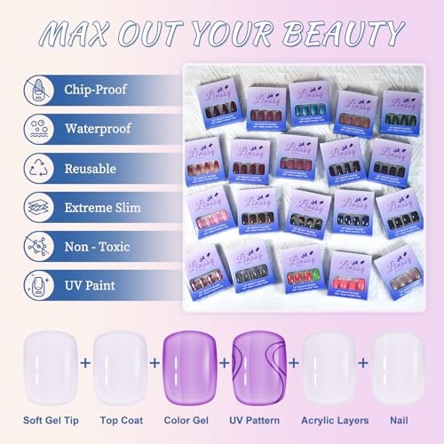 Dark Blue Squoval Nails – Glossy Press on Nails – Solid Color – Short Squoval