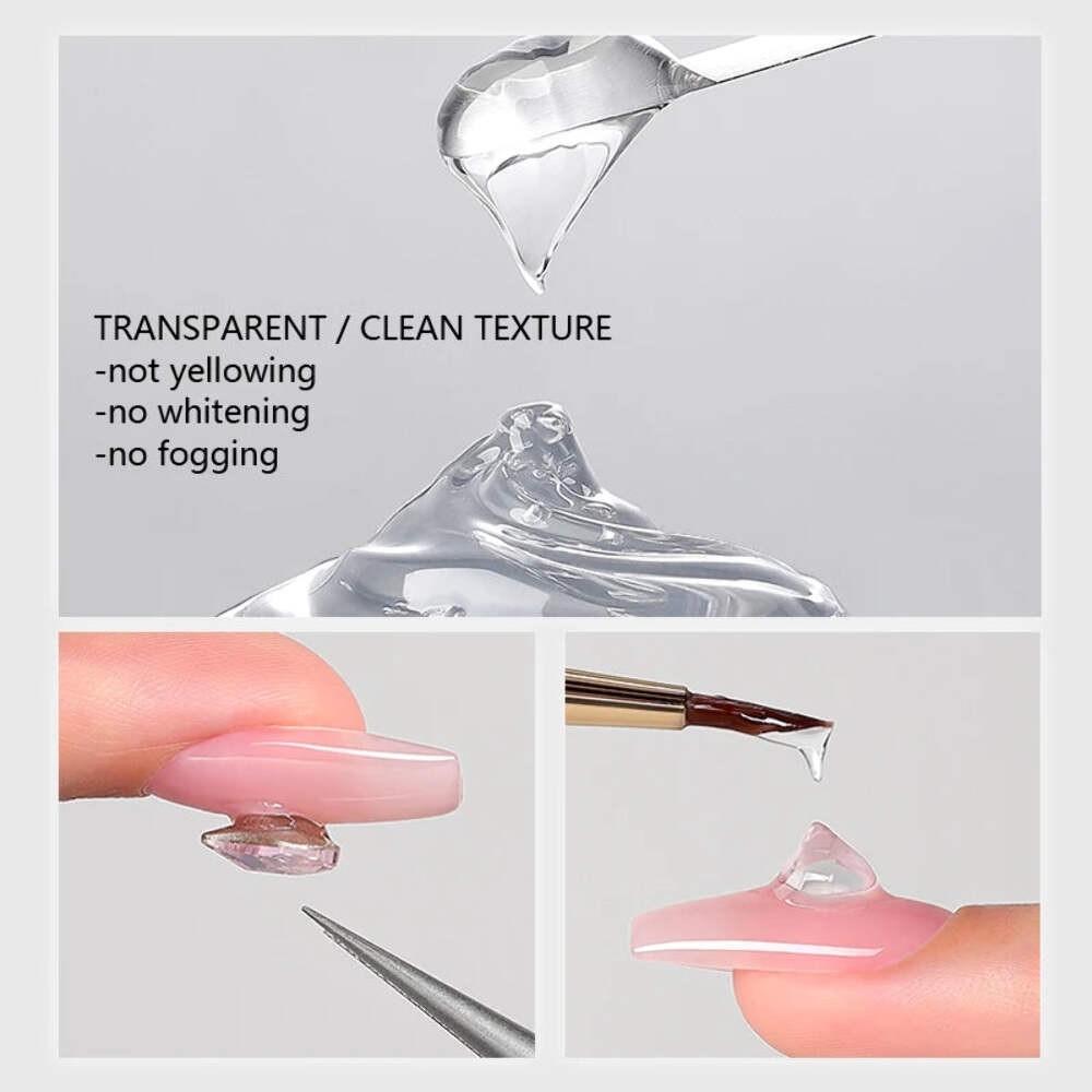 CHUNSHU Super Strong Sticky Nail Glue Gel For Rhinestones Nail Art Decorations 1