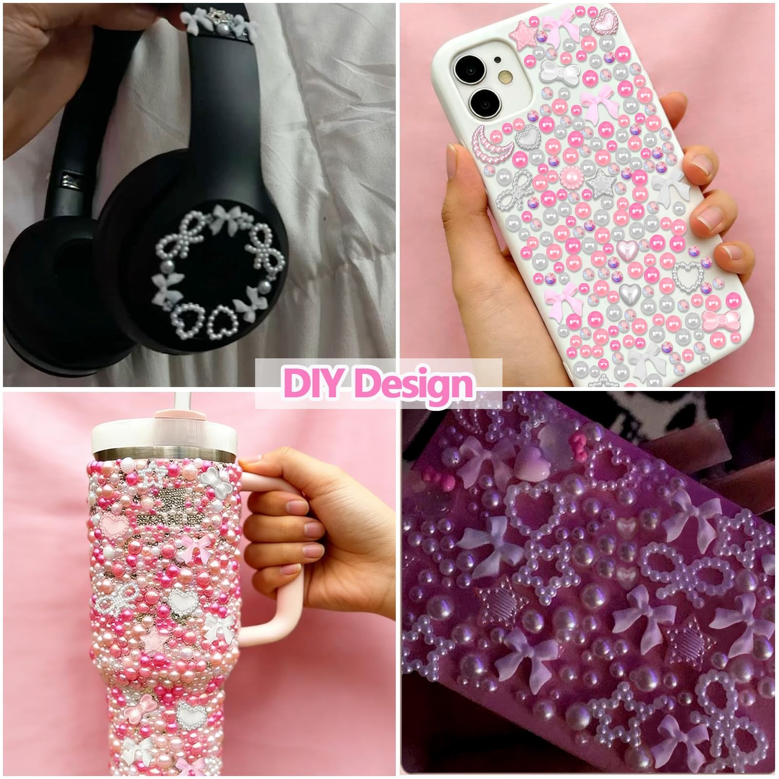 SEMATA Pink Rhinestone Kit 22-Colorful