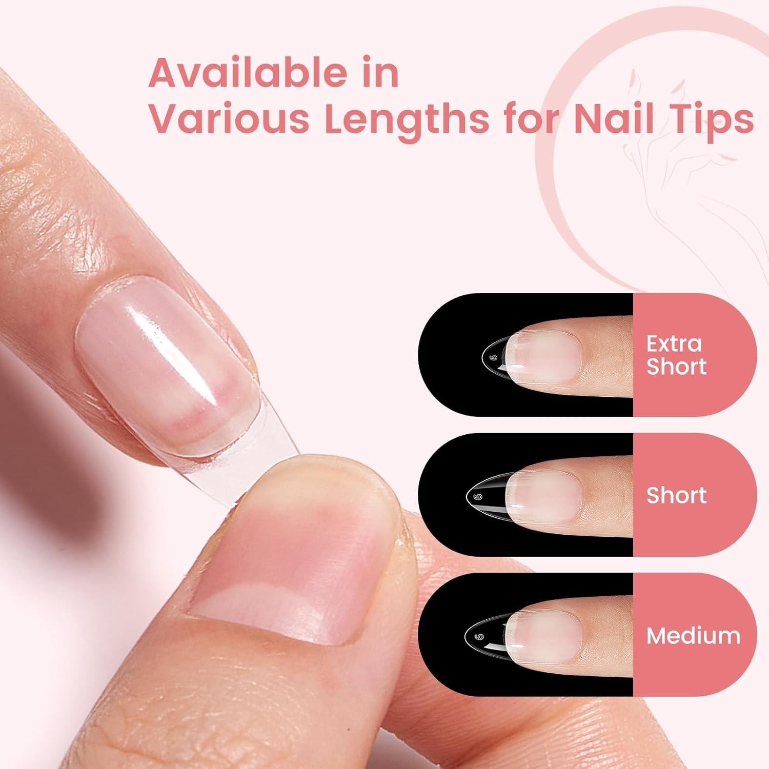 Soft Gel 240pcs Almond Nail Tips – Long Lasting Full Cover for Every Occasion