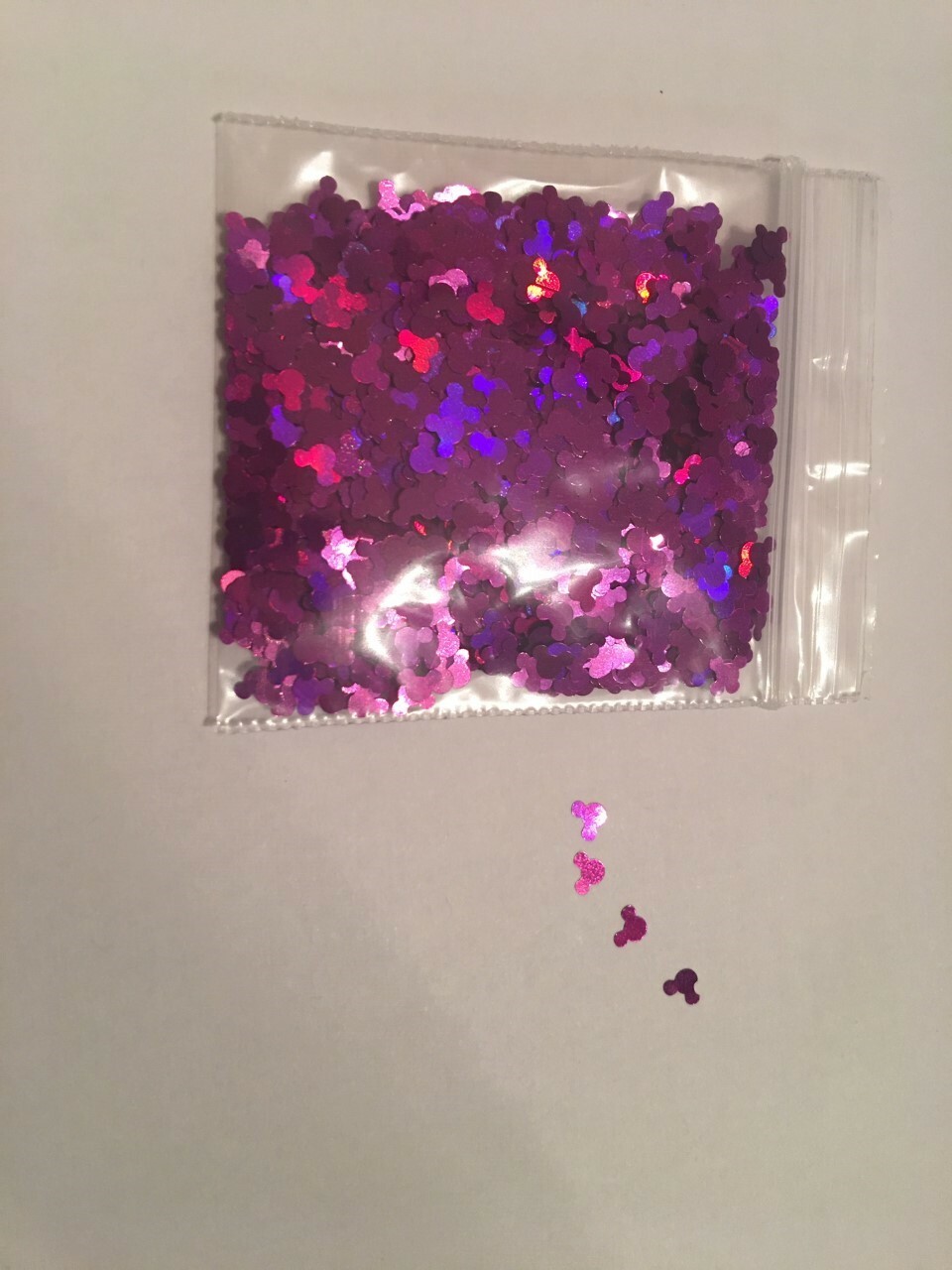 MICKEY MOUSE Glitter (Royal Pink) (1 Tbsp) Nail Art Face Crafts DIY-US Seller