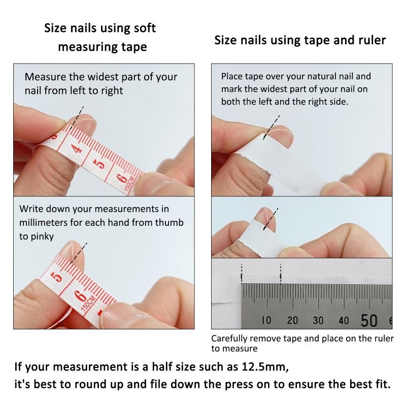 10pcs Cat Eye French Short Almond Handmade Fake Nails with Diamond Decoration De