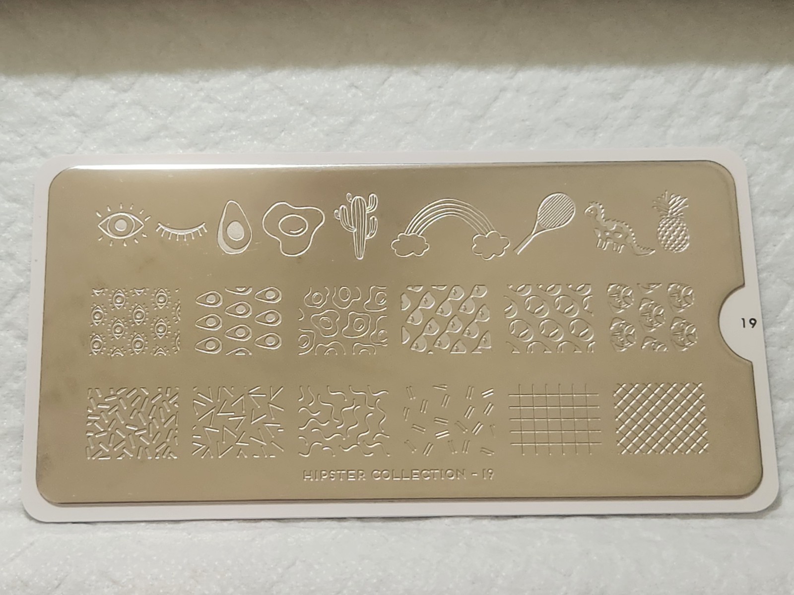 MoYou London Nail Stamping Plate – Hipster 19