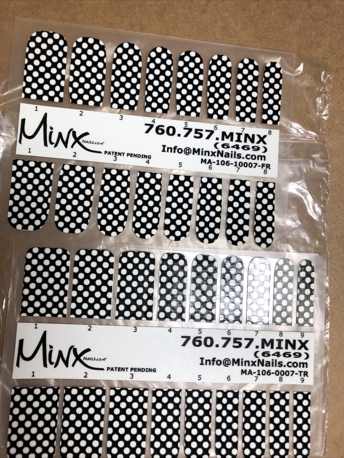 Minx Foil Nail Cover Nail Art Sticker Manicure Wraps
