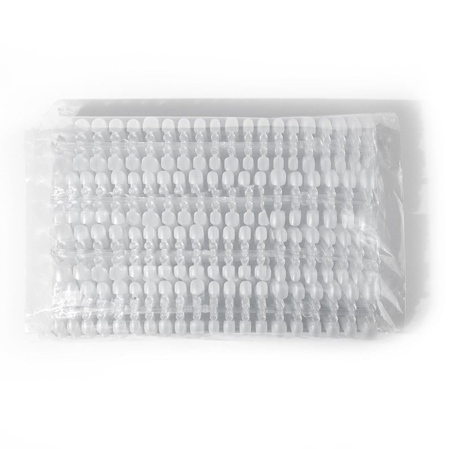 240 Pcs 6 Sheets 10 Sizes Matte Short Clear Press on Nails for Kids