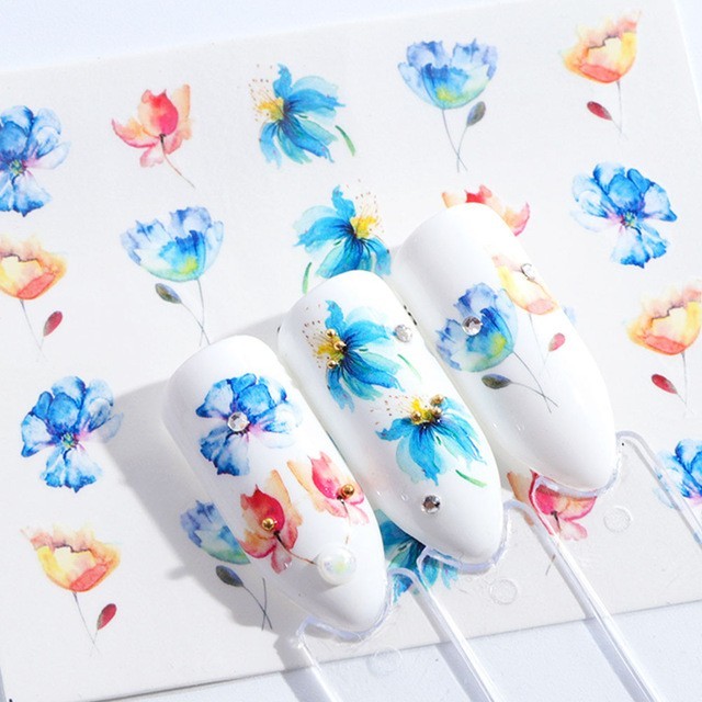 Tulip Nail Art Wate Decals DIY Nail (Group 1)