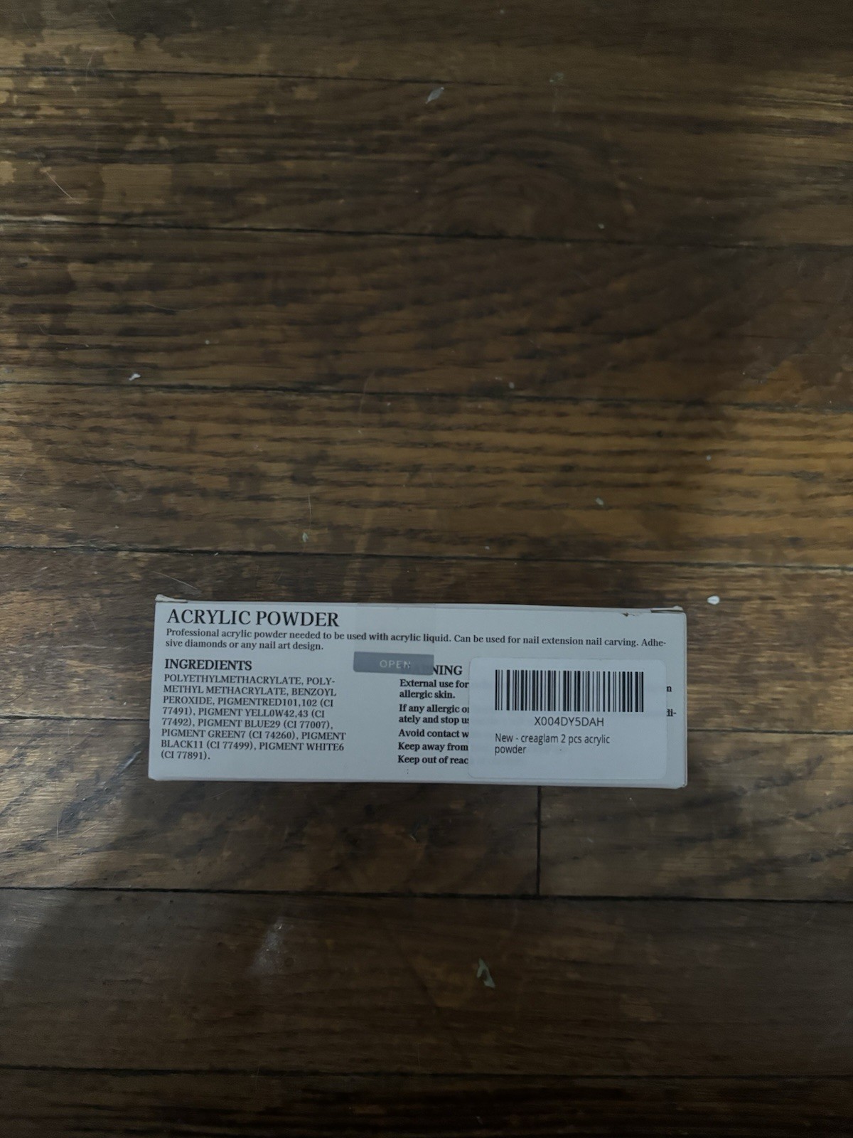 acrylic nail powder set of 3