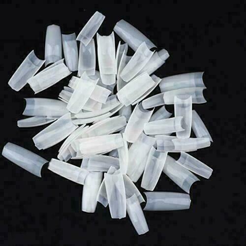 500Pcs/Box Artificial Nails French False Half Nail Art Tips Acrylic UV Gel Tools