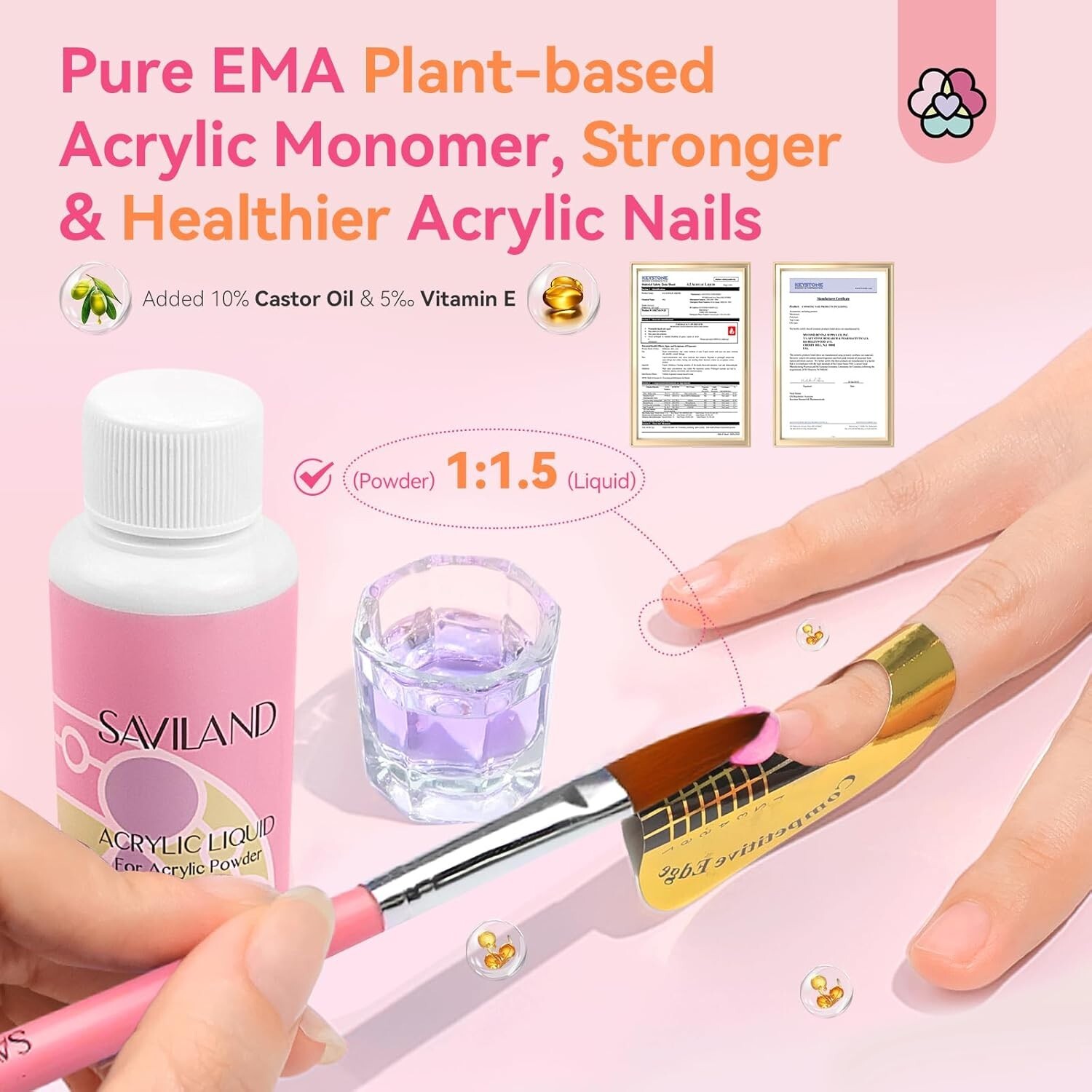 Professional Acrylic Nail Kit with Drill & UV Lamp – Salon Quality for Home Use
