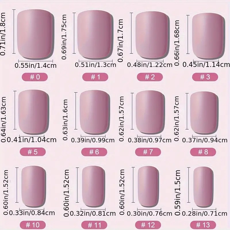 48Pcs-Medium Square Nude White Geometric Gold Line Gradient Press on Nails Set