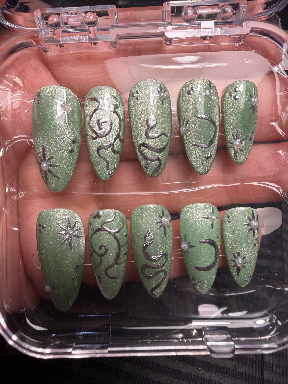 Handmade Press-On Nails size S