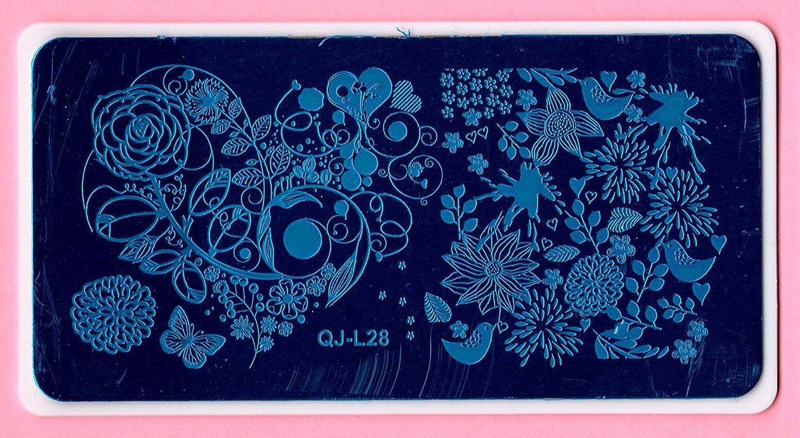 Valentines Day Love Nail Art DIY Stamping Metal Template Stencil Image Plate NEW